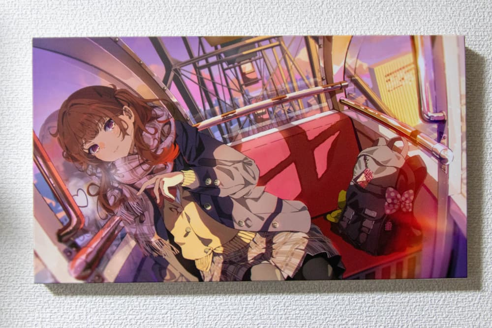 木製パネル『回る恋心』の写真